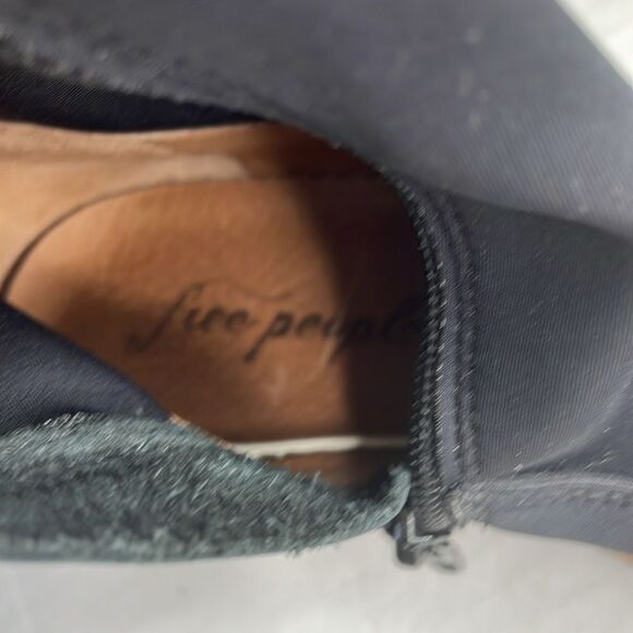 Free People Outer Limits thigh-high over-the-knee black stretch boots - Picture 11 of 13